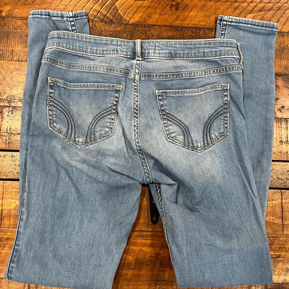Hollister Blue Skinny Jeans 7L - Picture 3 of 3